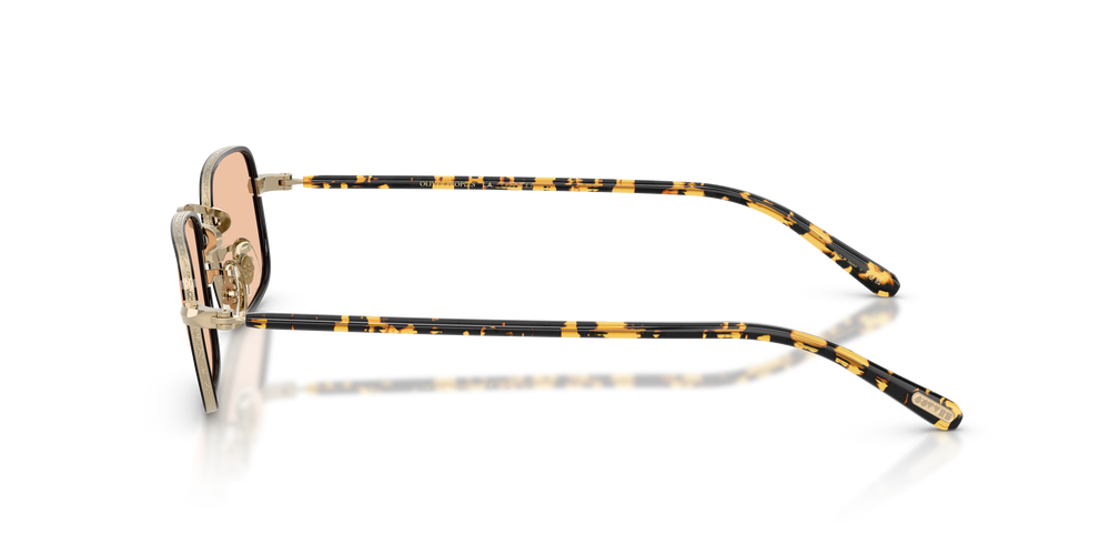 Oliver Peoples Brymer の ゴールド/ブラック フレーム - 画像4