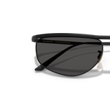 Oliver Peoples 1986C with Matte Black/Black frame and Grey lenses - Variant