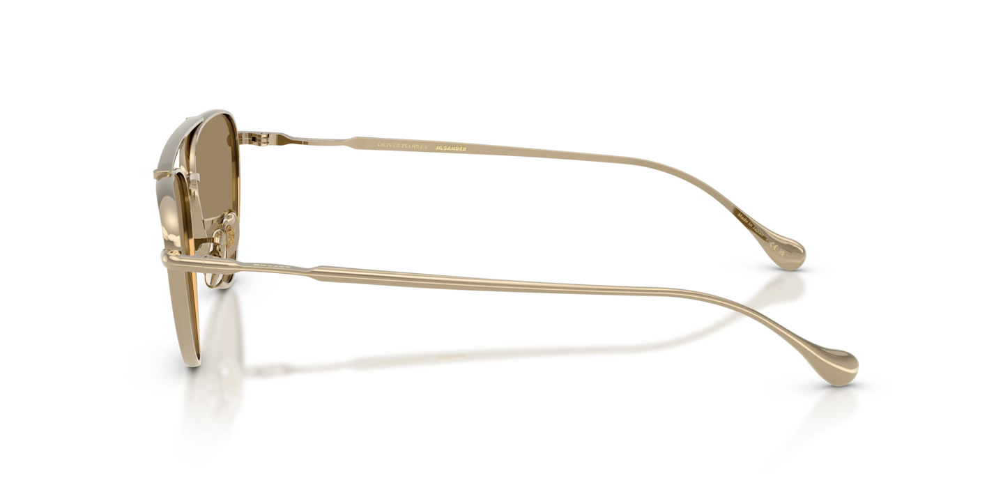 Oliver Peoples Edition 1 with Gold frame and Grey lenses - Image Temple
