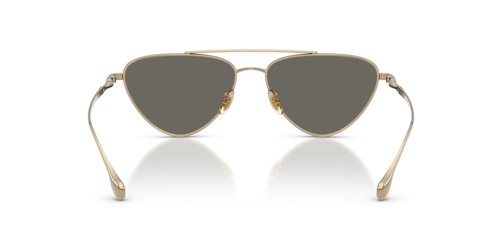 Oliver Peoples Edition 1 avec une monture Or et des verres Gris - L'image 5