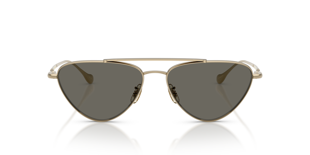 Oliver Peoples Edition 1 avec une monture Or et des verres Gris - L'image 2