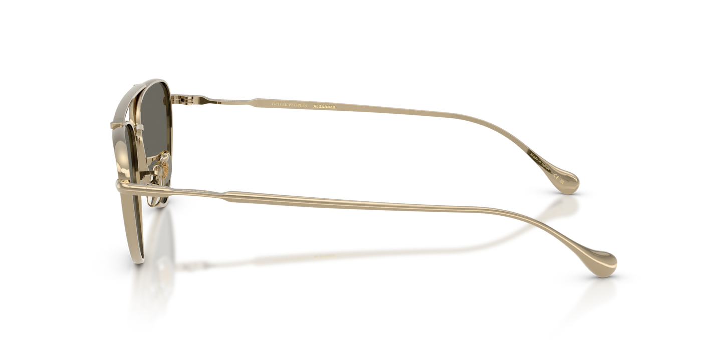 Oliver Peoples Edition 1 avec une monture Or et des verres Gris - Image Branches