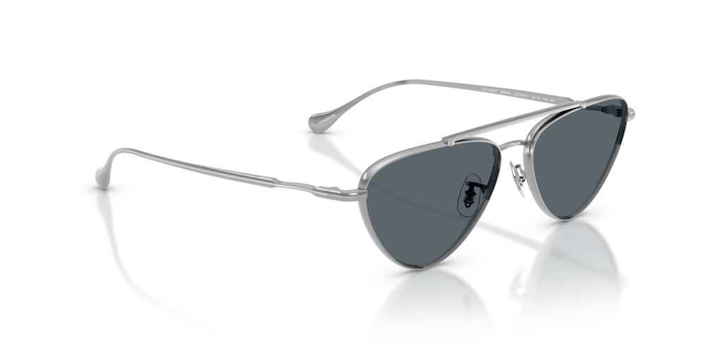 Oliver Peoples Edition 1 with Silver frame and Blue lenses - image 3