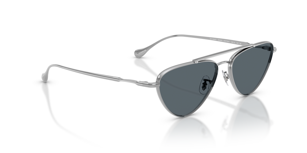 Oliver Peoples Edition 1 with シルバー frame and ブルー lenses - 画像3