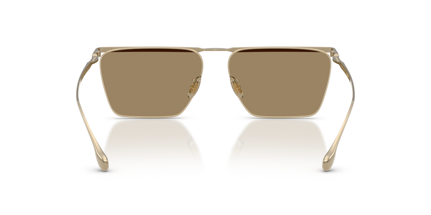 Oliver Peoples Edition 2 with Gold frame and Grey lenses - Image Nosepads