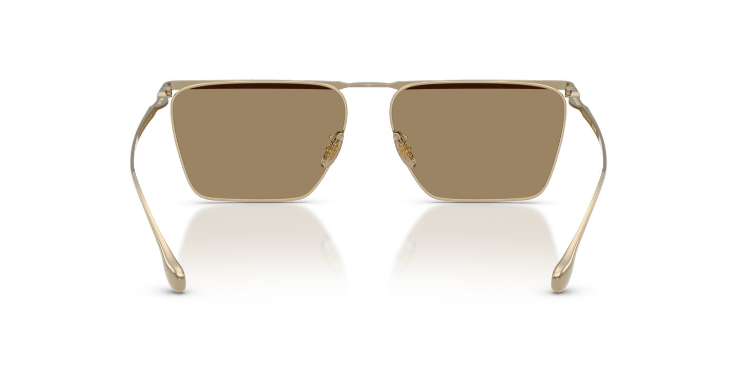 Oliver Peoples Edition 2 with Gold frame and Grey lenses - Image Nosepads