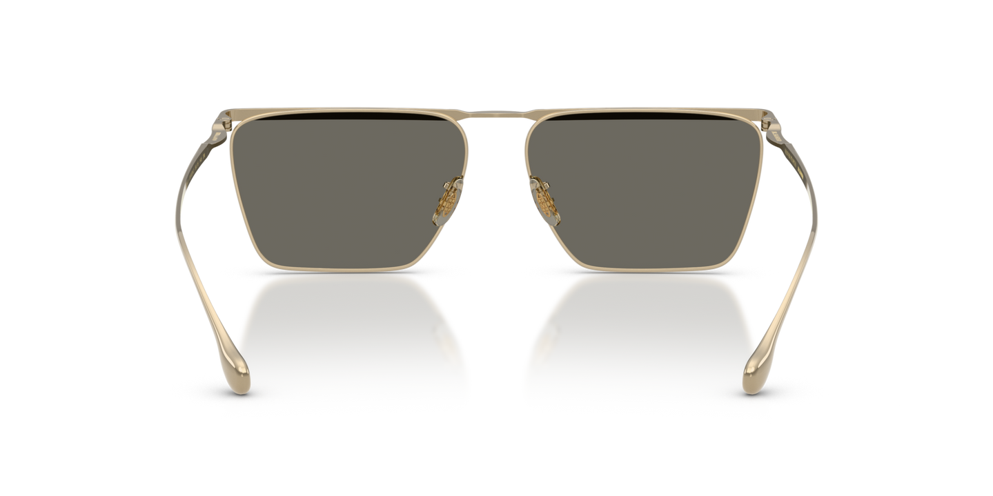 Oliver Peoples Edition 2 with Gold frame and Grey lenses - Image Nosepads