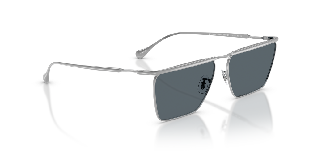 Oliver Peoples Edition 2 with シルバー frame and ブルー lenses - 画像3