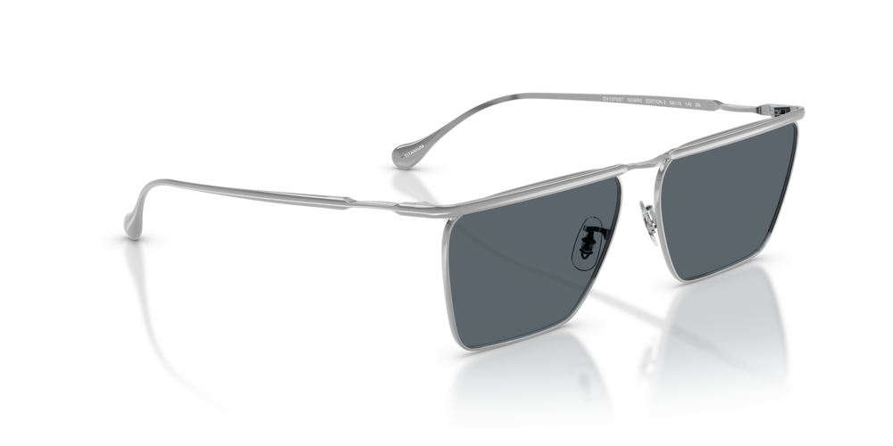 Oliver Peoples Edition 2 with Silver frame and Blue lenses - image 3