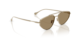 Oliver Peoples Edition 5 avec une monture Or et des verres Gris - L'image 3