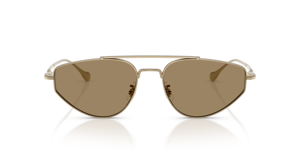 Oliver Peoples Edition 5 avec une monture Or et des verres Gris - L'image 2