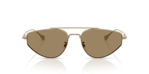 Oliver Peoples Edition 5 avec une monture Or et des verres Gris - L'image 2