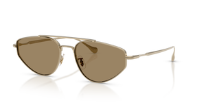 Oliver Peoples Edition 5 avec une monture Or et des verres Gris - L'image 1