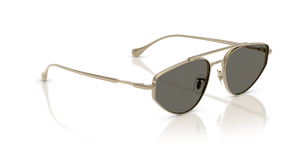 Oliver Peoples Edition 5 avec une monture Or et des verres Gris - L'image 3
