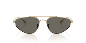 Oliver Peoples Edition 5 avec une monture Or et des verres Gris - L'image 2