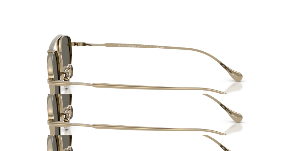 Oliver Peoples Edition 5 with Gold frame and Grey lenses - Image 4