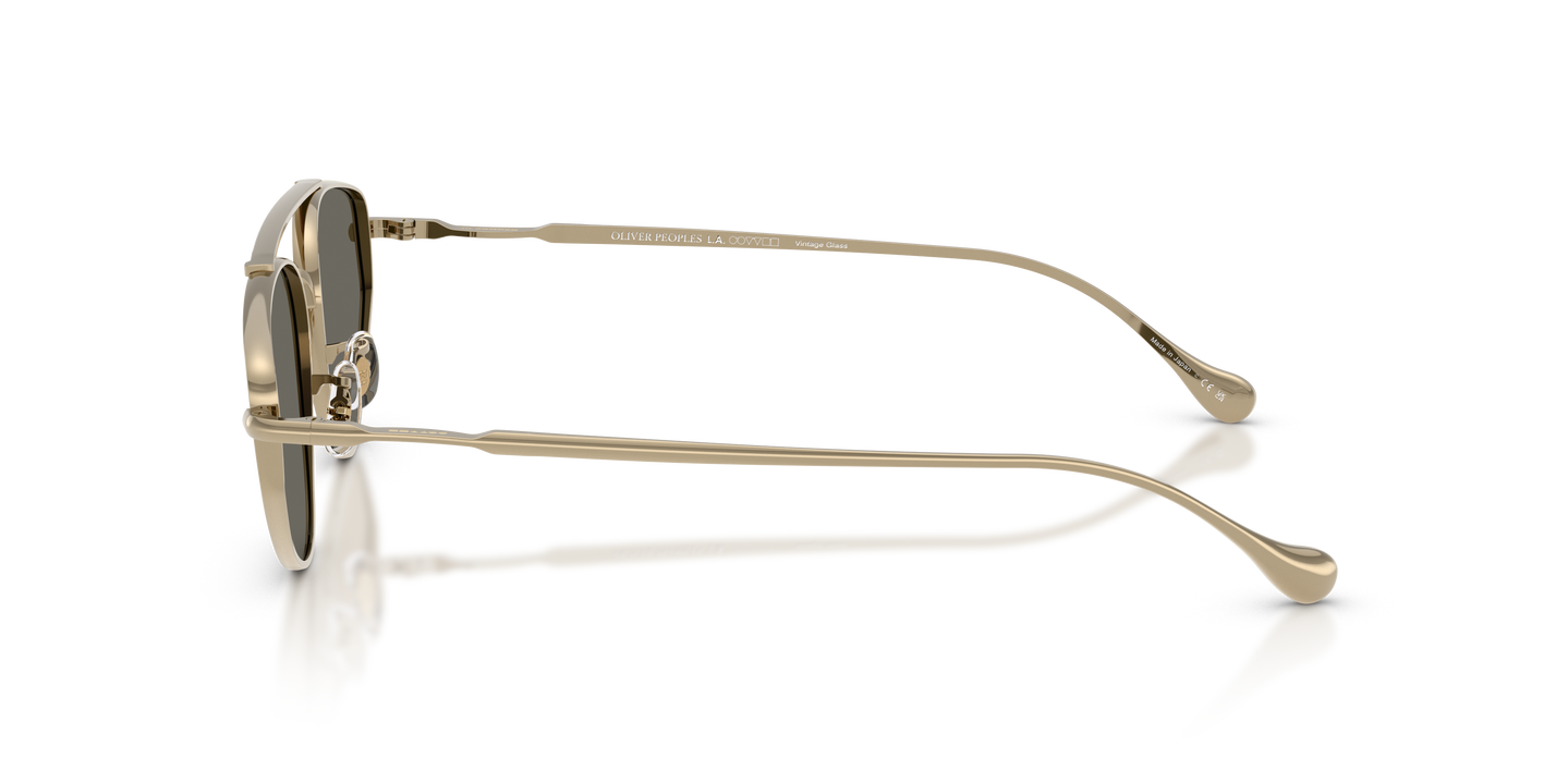 Oliver Peoples Edition 5 with Gold frame and Carbon Grey lenses