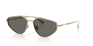 Oliver Peoples Edition 5 avec une monture Or et des verres Gris - L'image 1