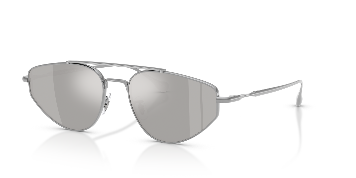 Oliver Peoples Edition 5 with Silver frame and Soft Silver Mirror