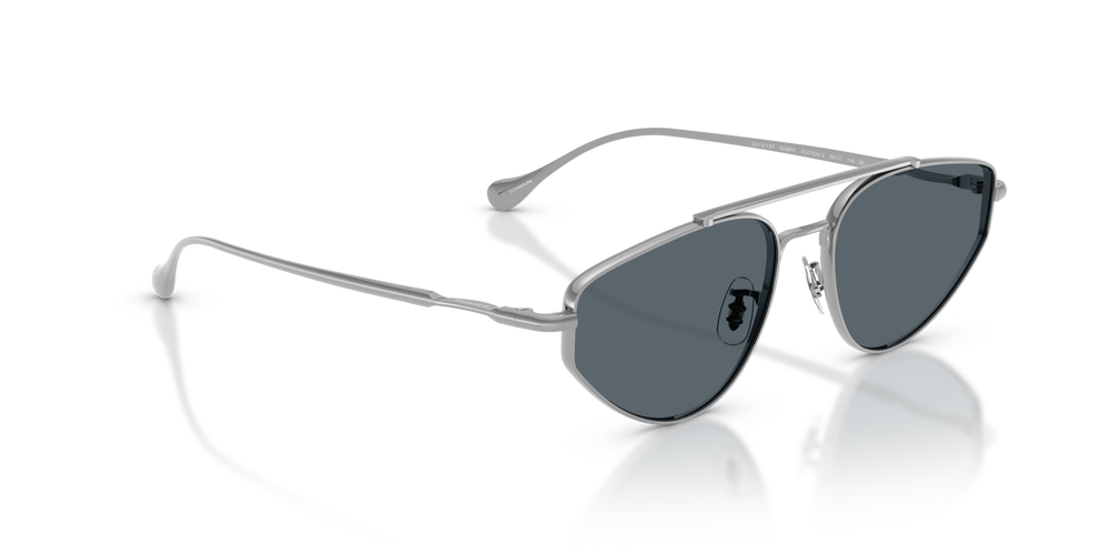 Oliver Peoples Edition 5 with Silver frame and Blue lenses - image 3