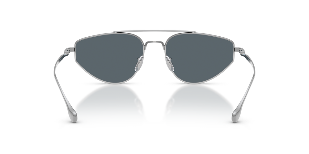 Sie Oliver Peoples Edition 5 mit Silber Gestell und Blau Gläsern - Das Bild 5