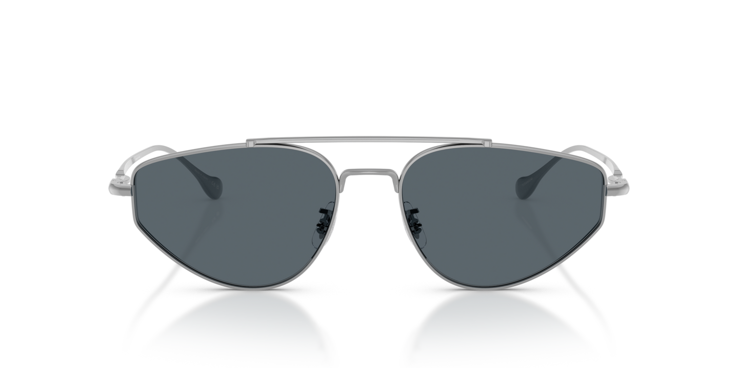 Oliver Peoples Edition 5 with Silver frame and Blue lenses - Image Material