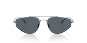 Sie Oliver Peoples Edition 5 mit Silber Gestell und Blau Gläsern - Das Bild 2