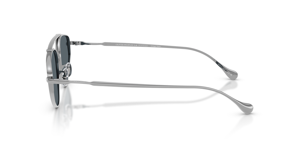 Sie Oliver Peoples Edition 5 mit Silber Gestell und Blau Gläsern - Das Bild 4