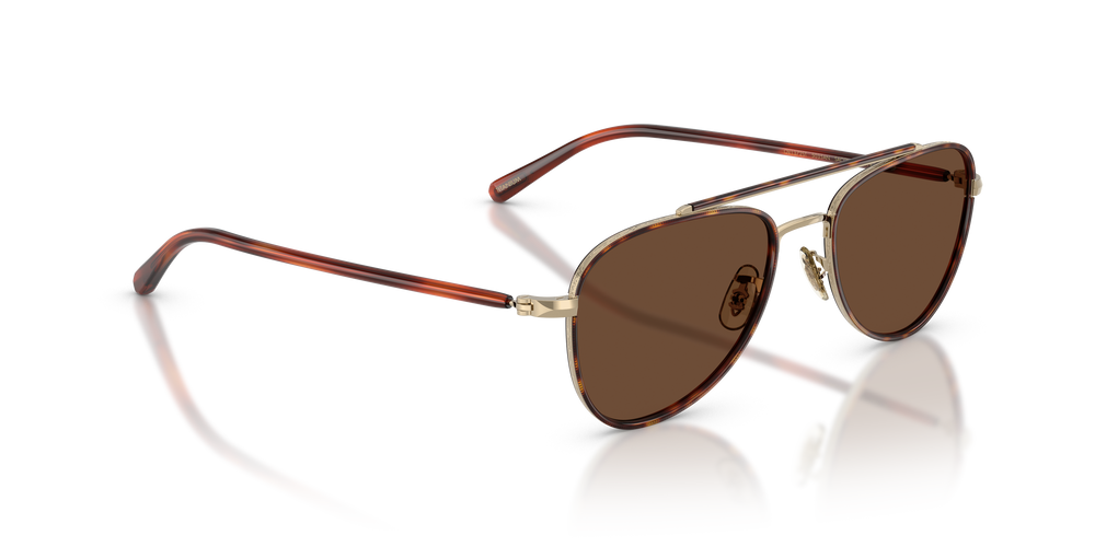 Oliver Peoples Sacoye with Gold/Dark Mahogany frame and Brown lenses - Image 3