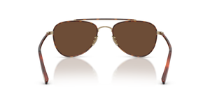 Oliver Peoples Sacoye with Gold/Dark Mahogany frame and Brown lenses - Image 5
