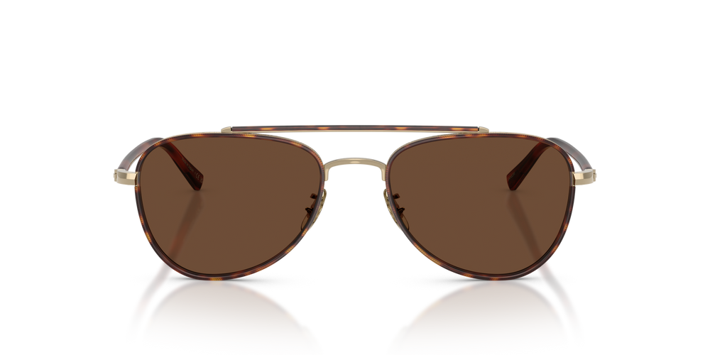 Oliver Peoples Sacoye con montura Caoba oscuro/dorado y lentes Marrón - imagen 2