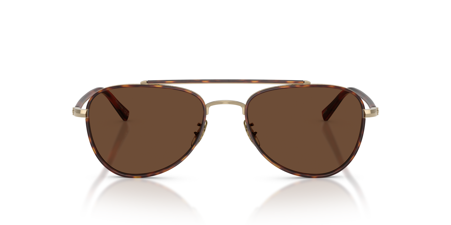 Oliver Peoples Sacoye with Gold/Dark Mahogany frame and Terra