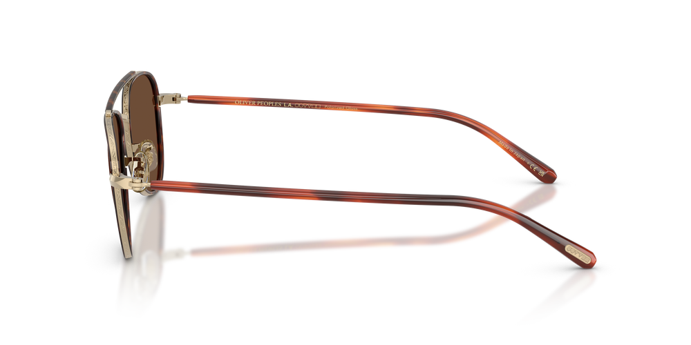 Oliver Peoples Sacoye with Gold/Dark Mahogany frame and Brown lenses - Image 4