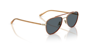 Oliver Peoples Sacoye con montura Dorado/Ámbar y lentes Azul - imagen 3