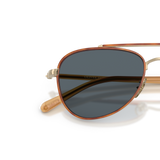 Oliver Peoples Sacoye con montura Dorado/Ámbar y lentes Azul - Variant