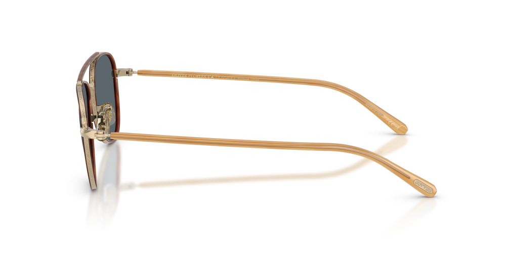 Oliver Peoples Sacoye con montura Dorado/Ámbar y lentes Azul - imagen 4
