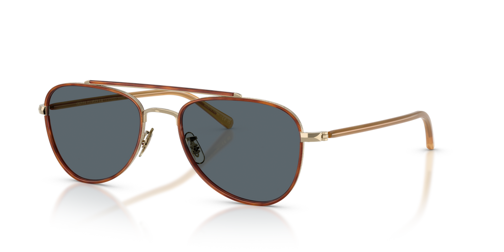Oliver Peoples Sacoye con montura Dorado/Ámbar y lentes Azul - imagen 4