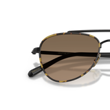Sie Oliver Peoples Sacoye mit Mattschwarz/DTB Gestell und Braun Gläsern - Variant