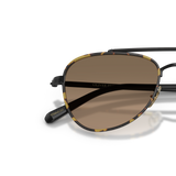 Oliver Peoples Sacoye con montura Negro mate / Negro y tortuga oscuro y lentes Marrón - Variant