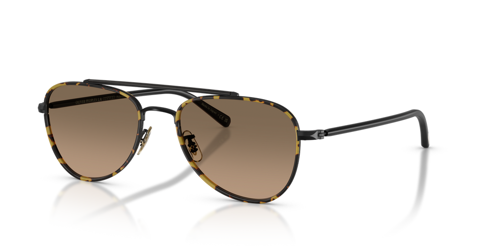 Oliver Peoples Sacoye con montura Negro mate / Negro y tortuga oscuro y lentes Marrón - imagen 2