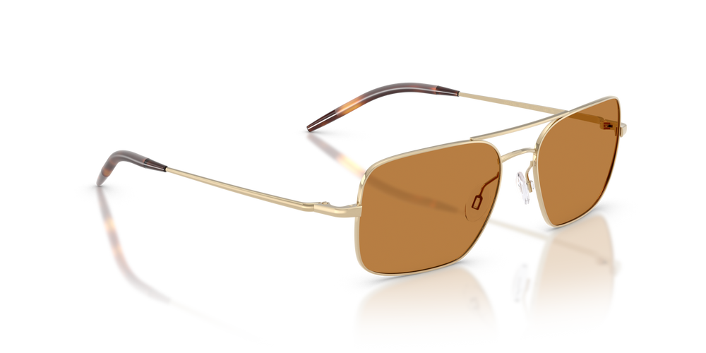 OLIVER PEOPLES ゴールドフレーム サングラス Oliver Peoples Victory II with Gold frame and Cognac lenses