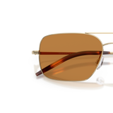 Oliver Peoples Victory II con montura Oro y lentes Marrón - Variant