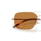 Oliver Peoples Victory II with Gold frame and Brown lenses - Variant
