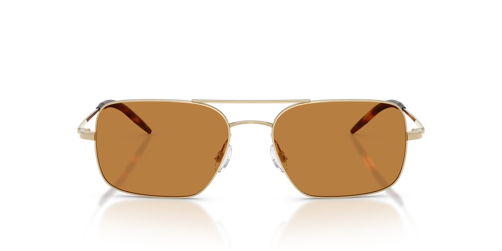 Oliver Peoples Victory II with Gold frame and Cognac lenses