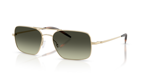 Oliver Peoples Victory II with Gold frame and Green lenses - image 1