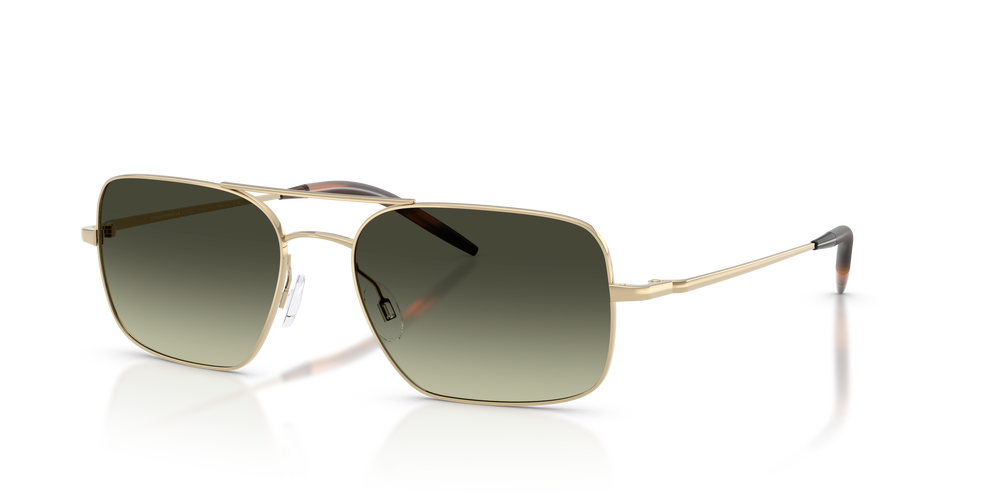 Oliver Peoples Victory II con montura Oro y lentes Verde - El 2