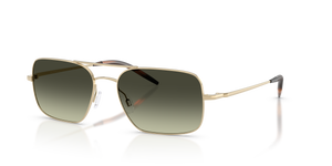 Oliver Peoples Victory II with Gold frame and Green lenses - Image 1
