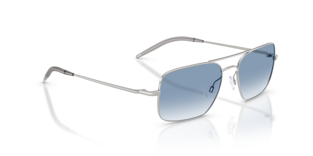 Oliver Peoples Victory II con montatura Argento e lenti  Blu - immagine 3