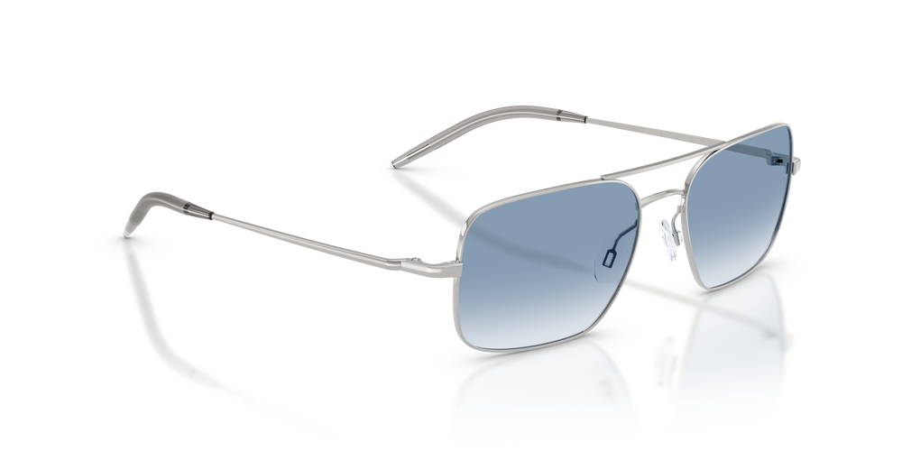Oliver Peoples Victory II with Silver frame and Blue lenses - Image 3
