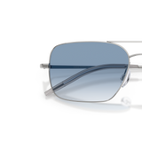Oliver Peoples Victory II with Silver frame and Blue lenses - Variant